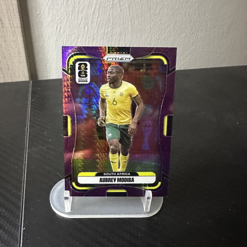 2026 Panini Prizm Fifa World Cup Aubrey Modiba Purple Hyper card new