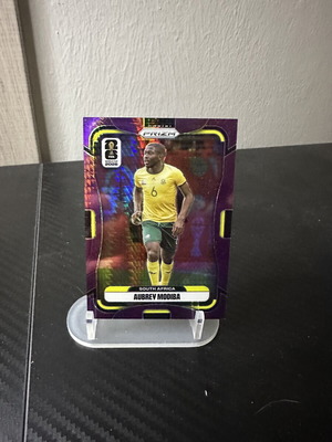 2026 Panini Prizm Fifa World Cup Aubrey Modiba Purple Hyper card new