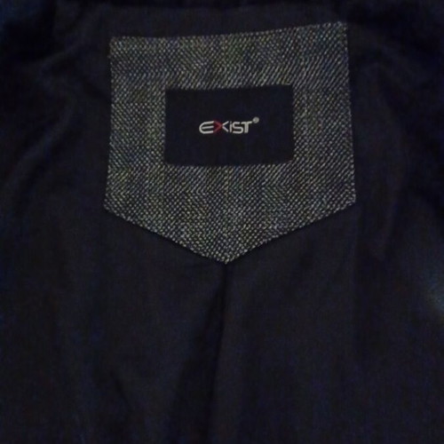 Women's gray military-style jacket by Exist like new