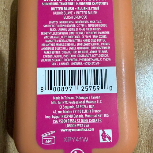 Nyx Buttermelt blush like new, shade 03 Sooner the Butta