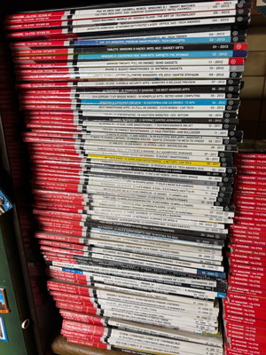 PC Magazine collection used, 7/2007-10/2017 without DVD