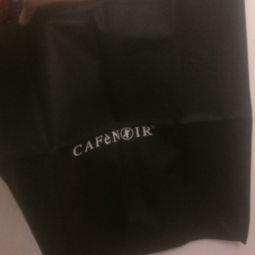 CafeNoir women's shoulder bag used, soft technoleather and fabric lining