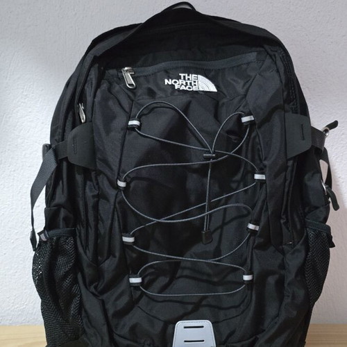 The North Face Borealis backpack, black, authentic