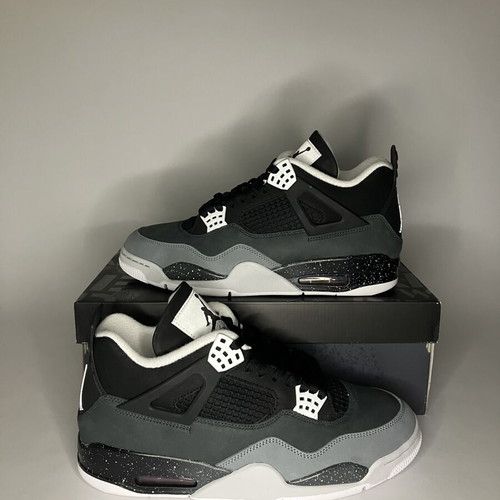 Jordan 4 Retro Fear (2024) sneakers, size 45