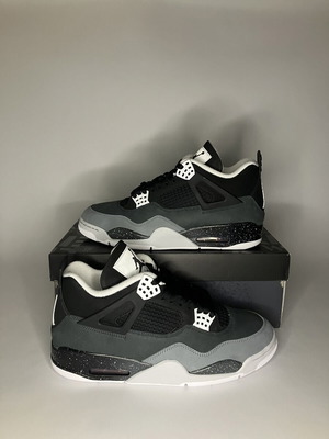 Jordan 4 Retro Fear (2024) sneakers, size 45