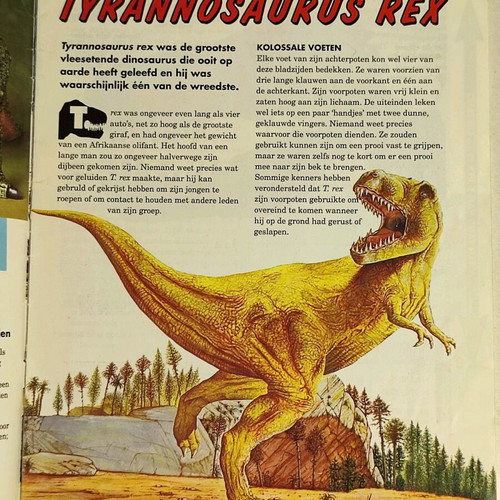 Dinosaurus No.1 DeAgostini 1993 used vintage without cover