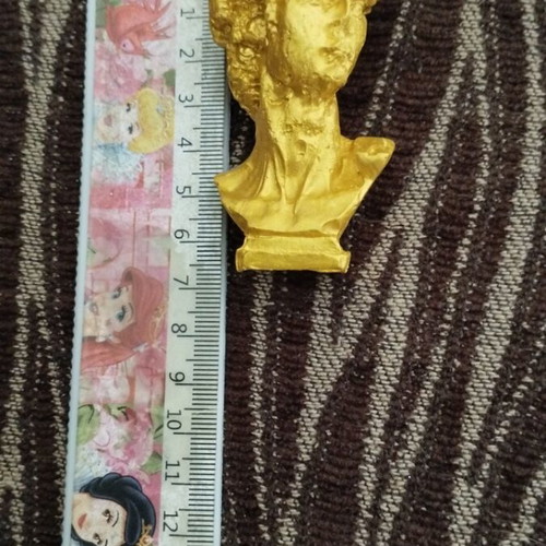 Handmade plaster statues Hermes and column new, pack of two