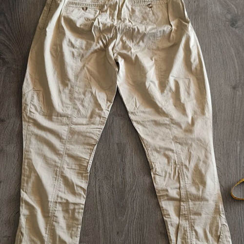 Rococo beige summer chino pants in riding style, like new