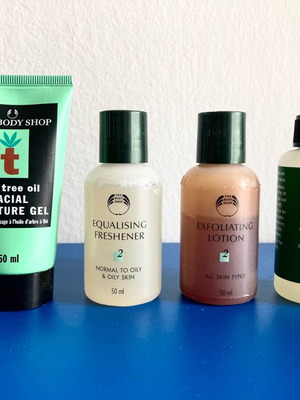 Vintage Body Shop collectible packages from the 90s like new