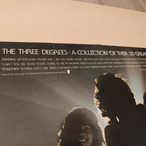 Set of 3 used vinyl records, The Three Degrees, Ray Conniff, Südsee Melodien