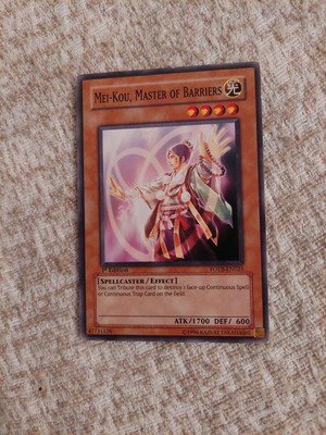 Yu-Gi-Oh Mei Kou Master of Barriers κάρτα