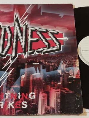 Loudness Lightning Strikes vinyl LP used, metal