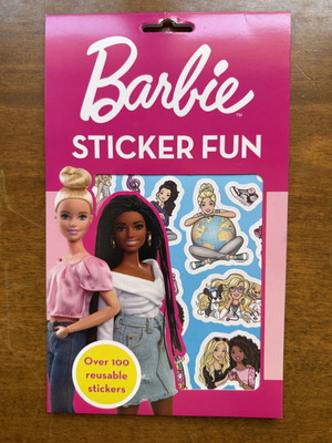 Barbie Mattel Sticker Fun with Over 100 Reusable Stickers New