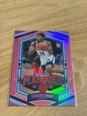 Cameron Thomas 2021-22 Chronicles Marquee Pink Rookie Card σαν καινούργιο #340 Nets