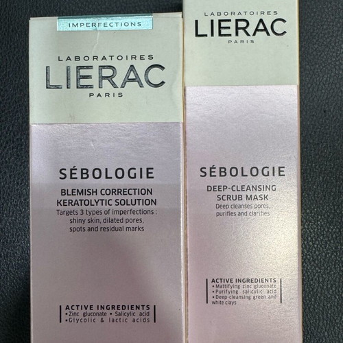 Lierac Sebologie Keratolytic Solution and Mask new
