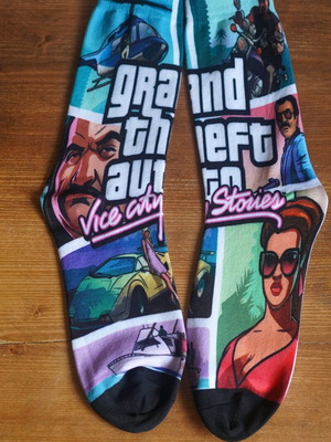 Чорапи Grand Theft Auto Vice City Stories нови, един размер