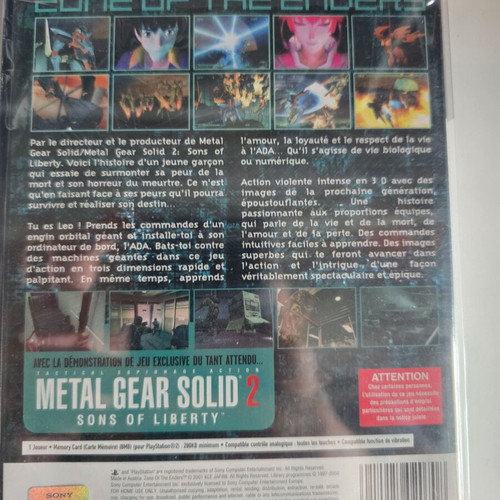 Zone of the Enders PS2 game
