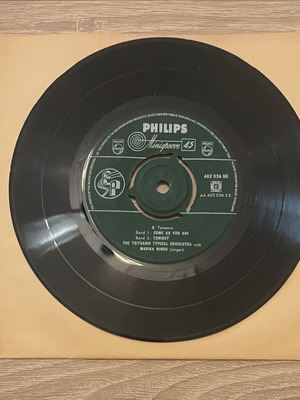 Vassilis Tsitsanis Marika Ninou Cloudy Sunday Philips Minigroove 45rpm vinyl used
