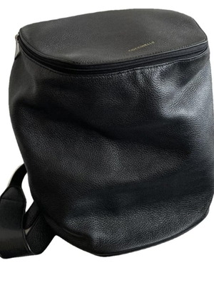 Coccinelle leather backpack 29/38 cm like new, black