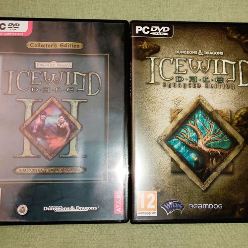 Icewind Dale Enhanced Edition and Icewind Dale II Collector's Edition like new