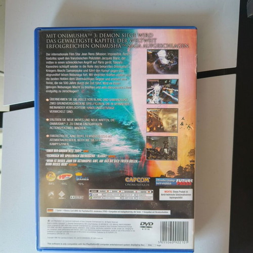 Onimusha 3 PS2 game used, complete with manual and case