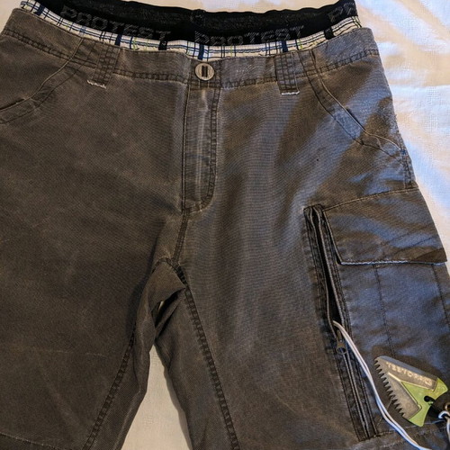 Protest No L men's bermuda shorts used, grey