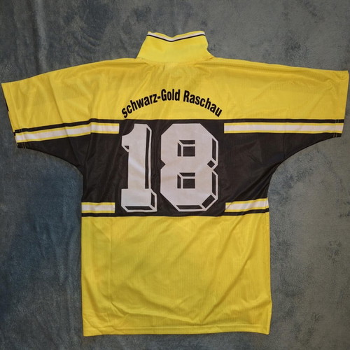 JAKO Schwarz-Gold Raschau retro football shirt like new
