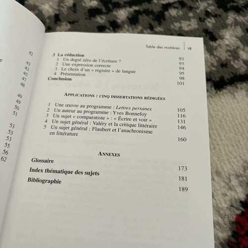 Reussir la Dissertation litteraire like new