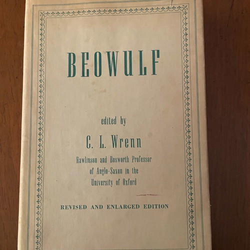 Beowulf C.L.Wrenn revised edition 1958 like new, English epic work