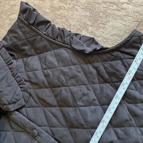 Women's black vest with collar new