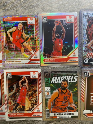Panini Donruss Euroleague Armani Milano lot of 8 cards new