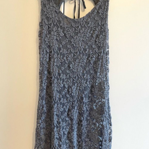 Regalinas lace dress like new, one size, gray