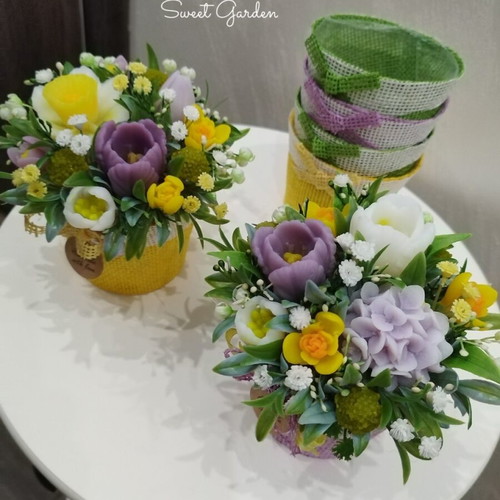 Scented soap flowers new