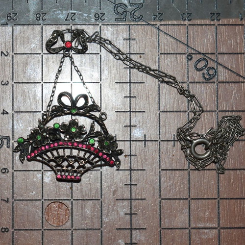 Silver Victorian pendant used