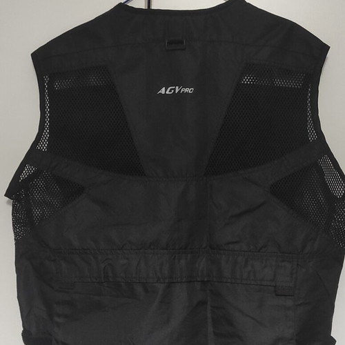 Agvpro Vest Black Large Mesh Motorcycle Vest Like New