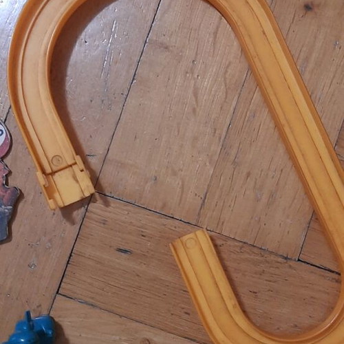 Vintage 1985 Stroumfotsoulihres toy used, needs repair