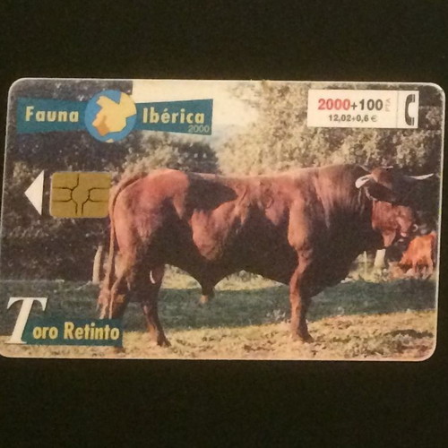 Spain Fauna Iberica phone card used