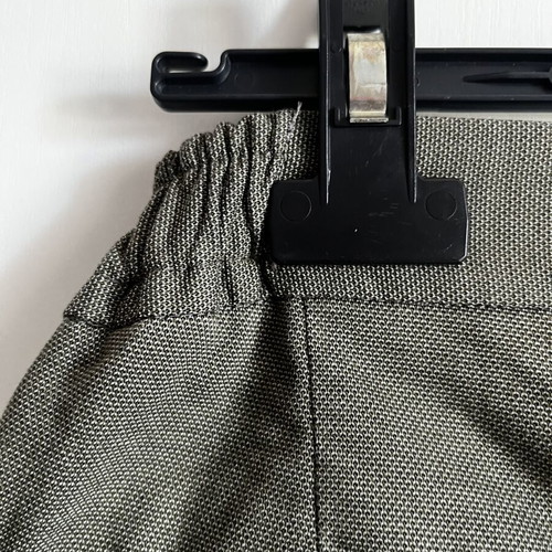 Men's cotton fabric pants straight fit, like new, brown and green