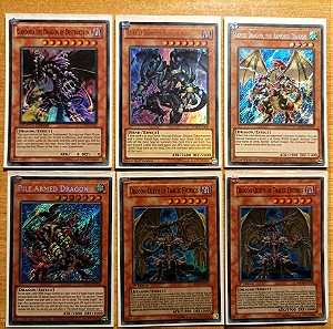 Dragon bundle: 6 Yu-Gi-Oh! dragon type monster κάρτες