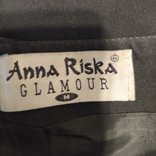 Anna Riska black cocktail dress with lace, like new