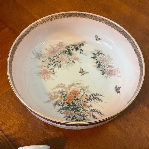 Japanese porcelain set 6 pcs St Michael Kyoto design in almost like new condition
