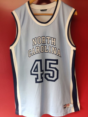 North Carolina Top Tank Basketball Shirt #45 Champion like new