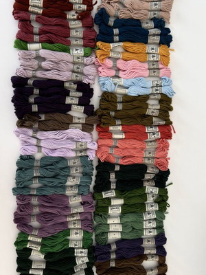 DMC Retors à Broder N° 4 Vintage Embroidery Thread Skeins, Lot of 83