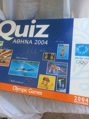 Quiz Athens 2004 Olympic Games board game new, sealed cards