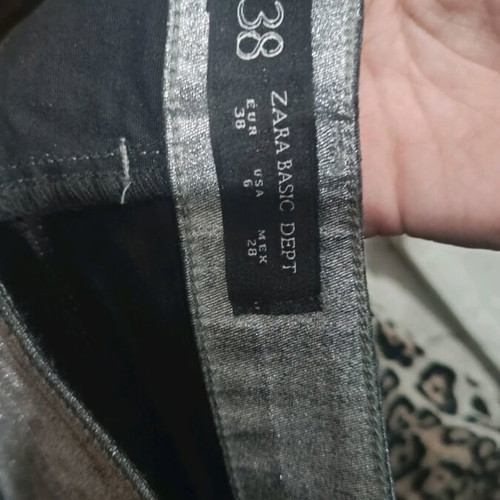 Silver jeans like new, size M 38 10