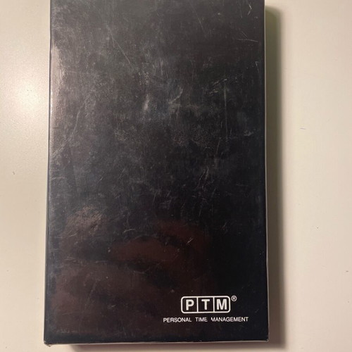 Leather mini organiser ptm like new
