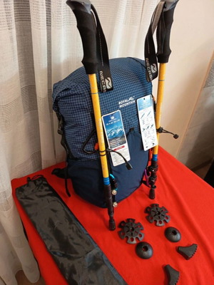 Раница Royal Mountain 25L и щеки Necasil premium yellow нови