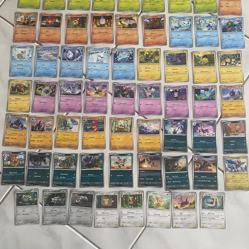 Pokemon cards set White Flair, 62 common and uncommon
