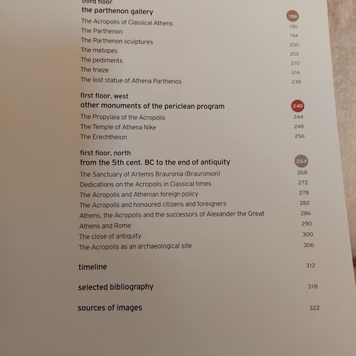 Acropolis Museum Guide in perfect condition