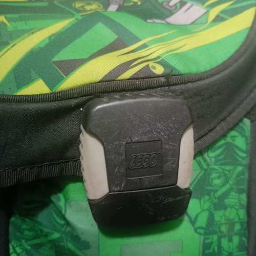Lego Easy Ninjago Energy school backpack for elementary, green 18lt used
